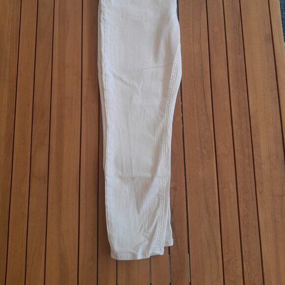 Jen 7 by 7 for All Mankind White Cropped Skinny Jeans - Picture 9 of 9